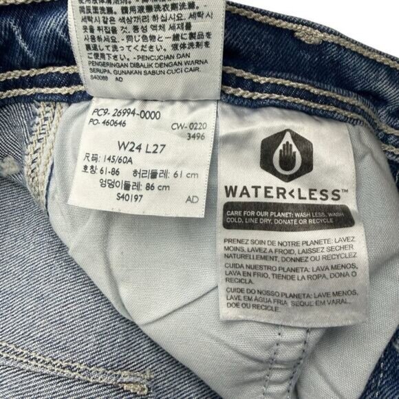 Levi's Ribcage Straight Ankle Utility Jean Women's Size 24 - Picture 7 of 11